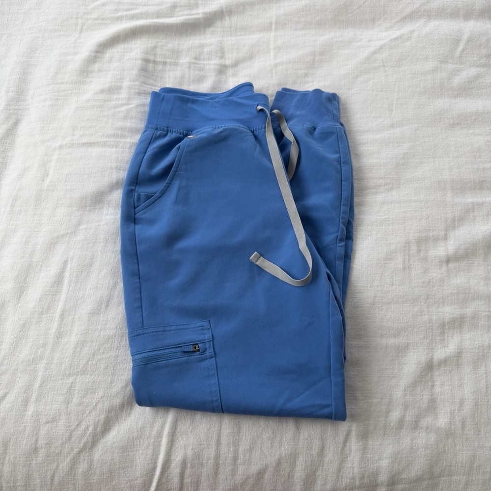 Figs Ceil Blue Joggers, XS Petite